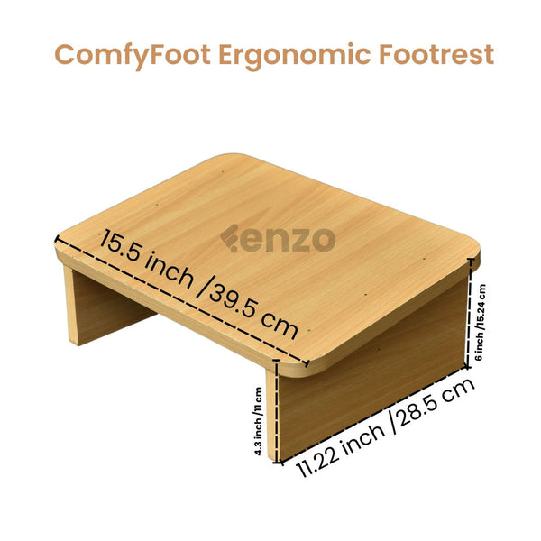 ComfyFoot Ergonomic FootrestFor Home And Office Use - Fenzo.pk