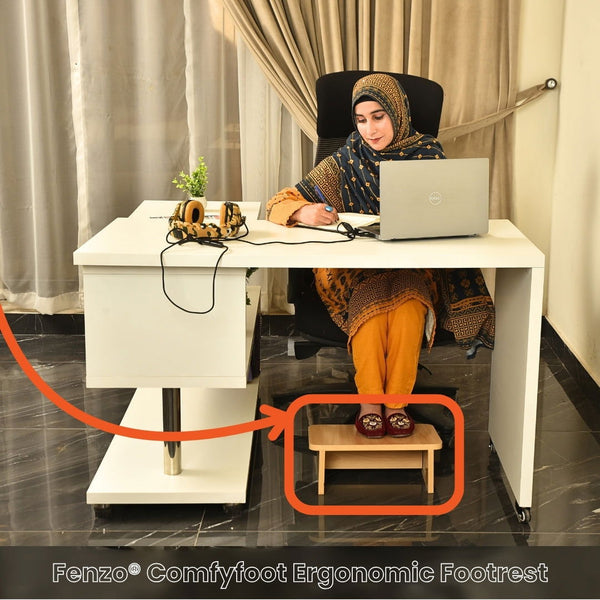 ComfyFoot Ergonomic FootrestFor Home And Office Use - Fenzo.pk