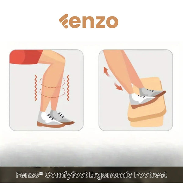 ComfyFoot Ergonomic FootrestFor Home And Office Use - Fenzo.pk